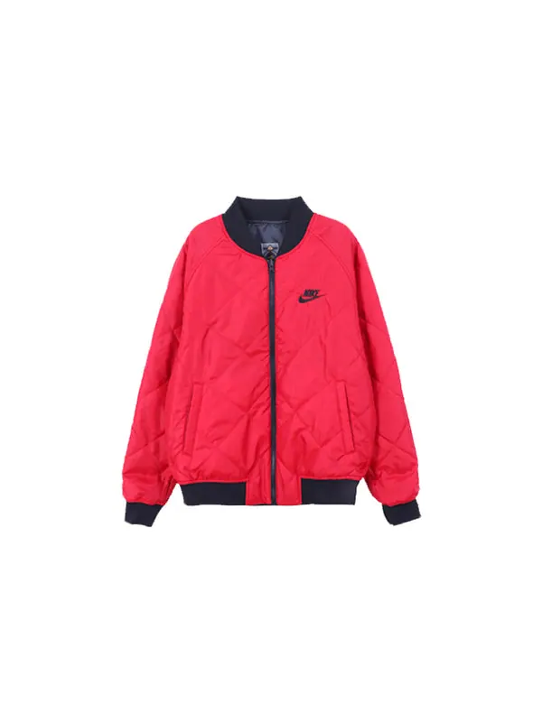 Куртка sportswear swoosh jacket for men black Nike — изображение 3 из 4, черный/красный