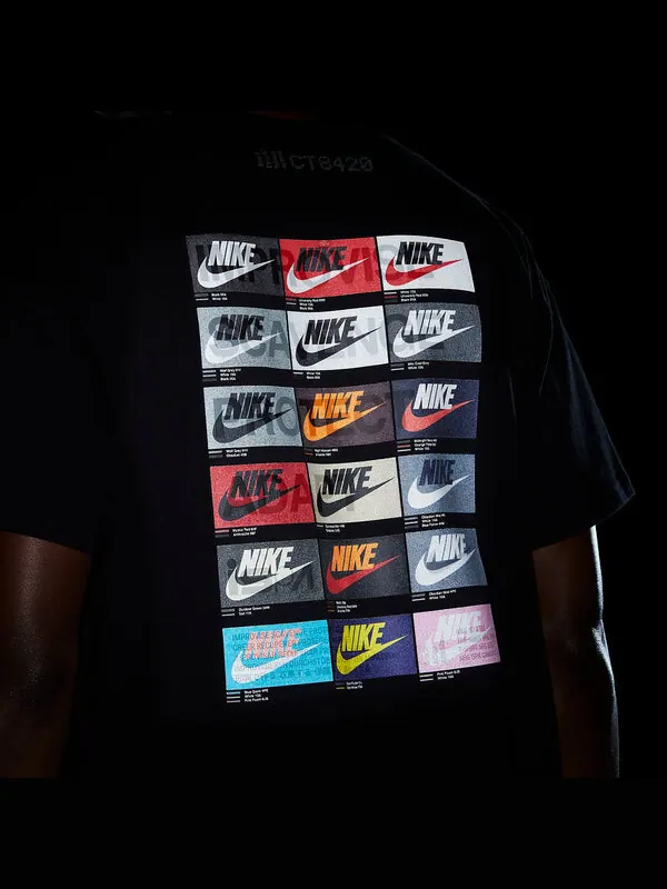 Футболка с логотипом ispa Nike — изображение 2 из 3, черный/красный