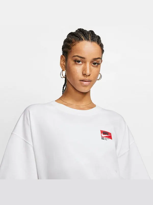 Футболка с логотипом ispa Nike — изображение 3 из 4, белый/красный