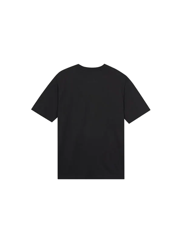 Футболка fc logo t-shirt 'black' Nike — изображение 2 из 4, черный/желтый/красный