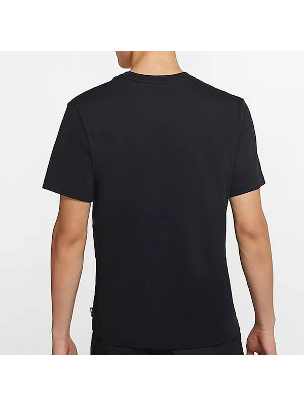 Футболка fc logo t-shirt 'black' Nike — изображение 4 из 4, черный/желтый/красный