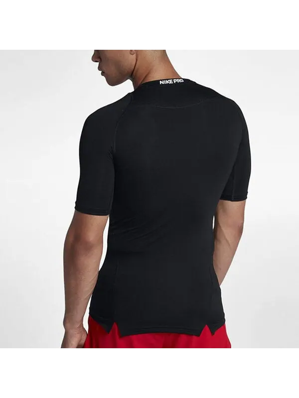Футболка Nike pro Short Sleeve Tight Black — изображение 4 из 4, черный