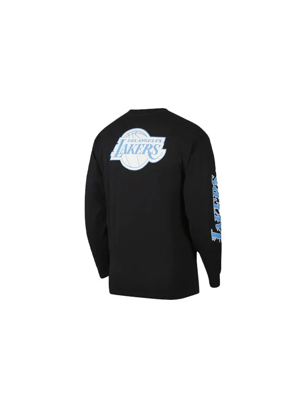 Толстовка Nike NBA Courtside City Edition Los Angeles Lakers Casual Sports Round Neck Long Sleeves — изображение 2 из 3