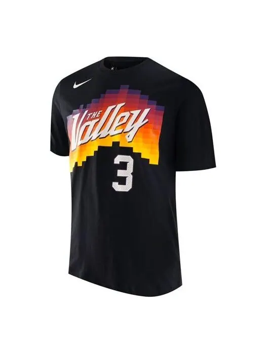 Футболка sw fan edition phoenix suns paul no. 3 cp3 sports training short sleeve black Nike — изображение 1 из 2, черный