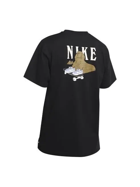 Футболка Nike SB Skate T-Shirt Back Round Neck Short Sleeve Black — изображение 1 из 4, черный