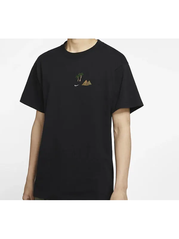Футболка Nike SB Skate T-Shirt Back Round Neck Short Sleeve Black — изображение 3 из 4, черный