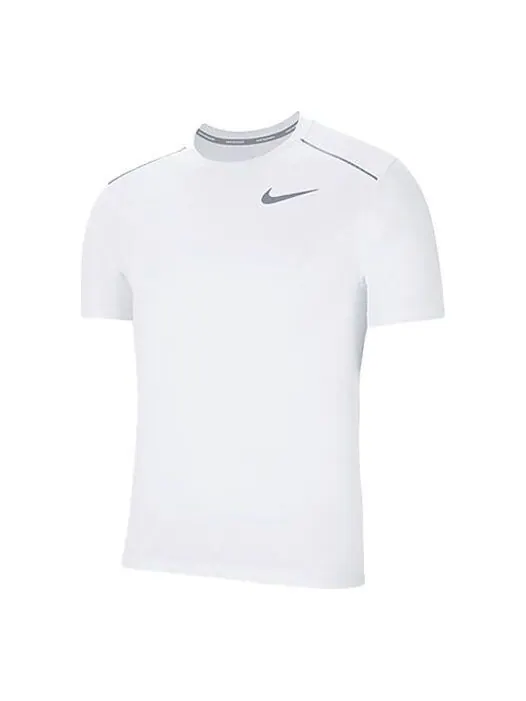 Футболка dri-fit quick dry reflective casual sports running white Nike — изображение 1 из 3, белый