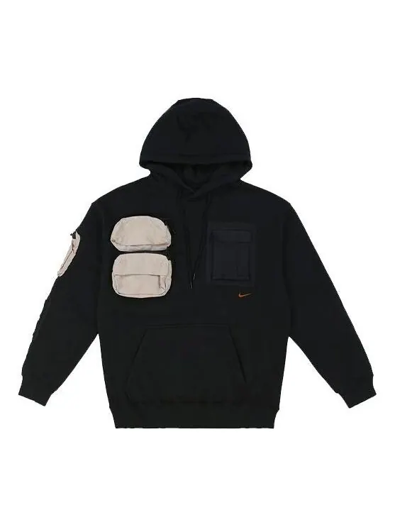 Толстовка Men's Nike x Travis Scott Crossover Cactus Jack Small Logo Functional Design Black — изображение 1 из 3, черный
