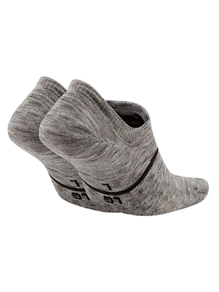 Носки Nike Unisex Snkr Sox No-show Breathable Socks 2 Packs Grey Gray — изображение 2 из 2, серый