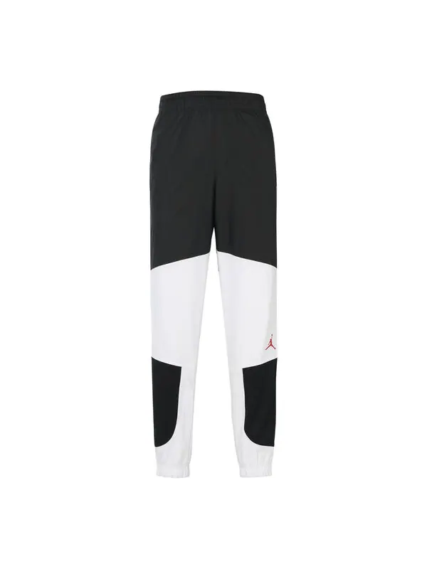 Спортивные штаны Air Jordan Air 11 Black White Splicing Sports Pants Long Pants Black White — изображение 1 из 4