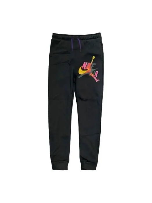 Спортивные штаны Air Jordan Fleece Lined Casual Sports Pants Black — изображение 1 из 4, черный