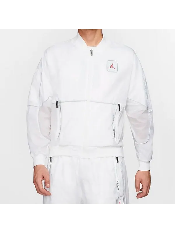 Куртка 5 legacy спортивная куртка для мужчин белая Air Jordan — изображение 3 из 4, белый
