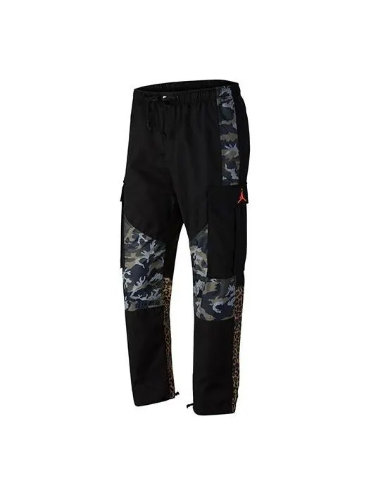 Брюки men's animal instinct black long pants/trousers Air Jordan — 1