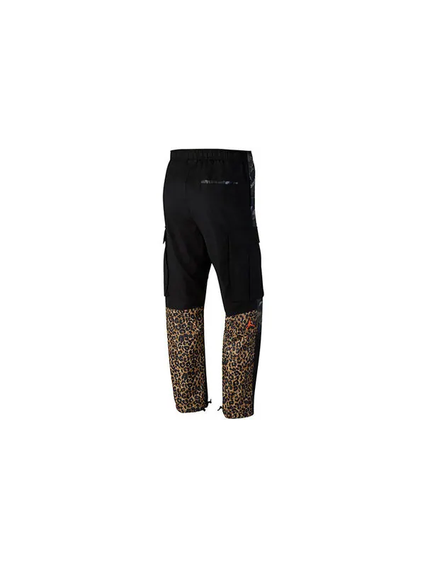 Брюки men's animal instinct black long pants/trousers Air Jordan — 2