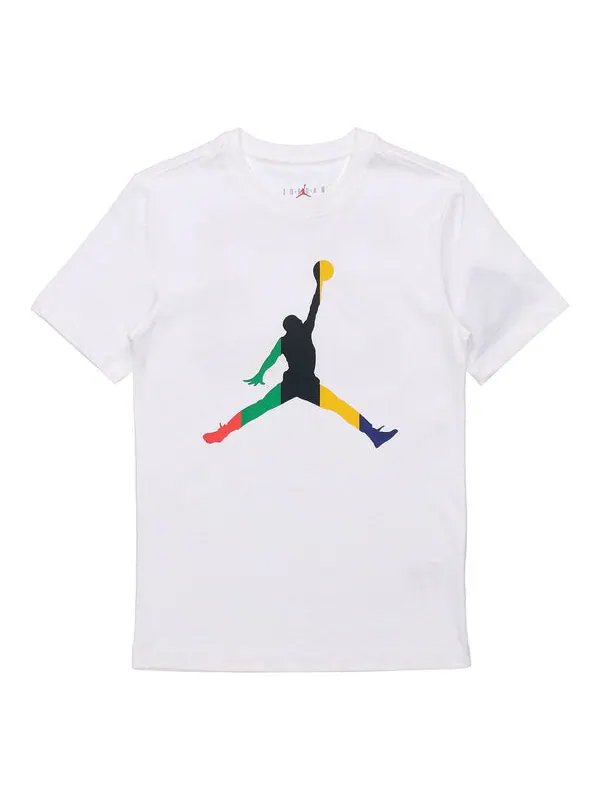 Футболка спортивная ДНК Jumpman круглый ворот короткий рукав Air Jordan — изображение 1 из 3, белый
