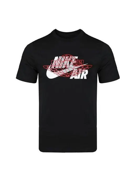 Футболка Air Wings с круглым вырезом и коротким рукавом мужские Air Jordan — изображение 1 из 4, черный