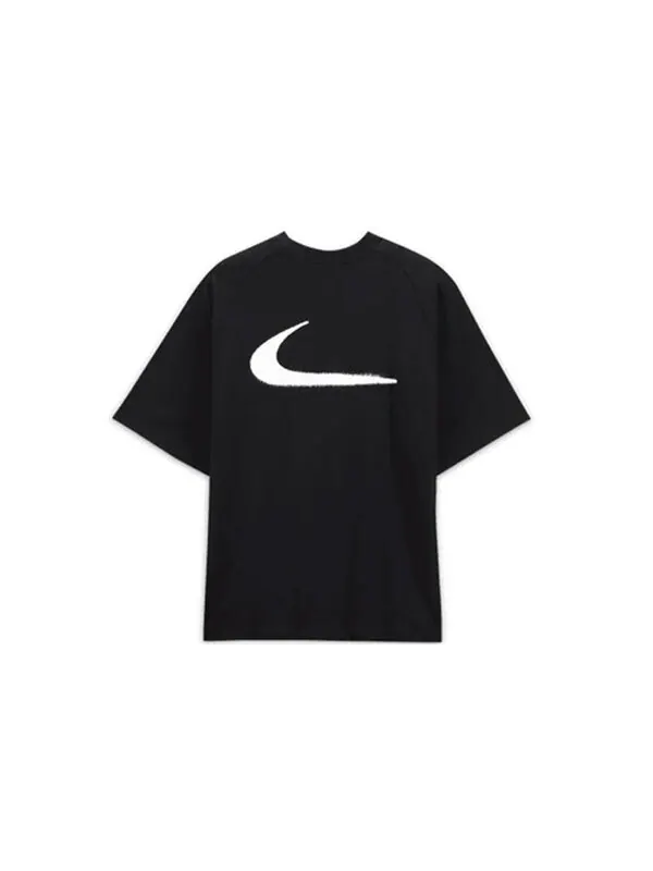 Футболка Men's Nike x OFF-WHITE Crossover Short-Sleeve Top SS21 Graffiti Logo Printing Knit Sports — изображение 2 из 4