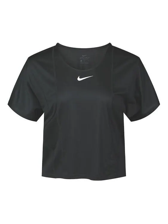 Футболка icon clash city sleek sports running tops short sleeve black Nike — изображение 1 из 4, черный