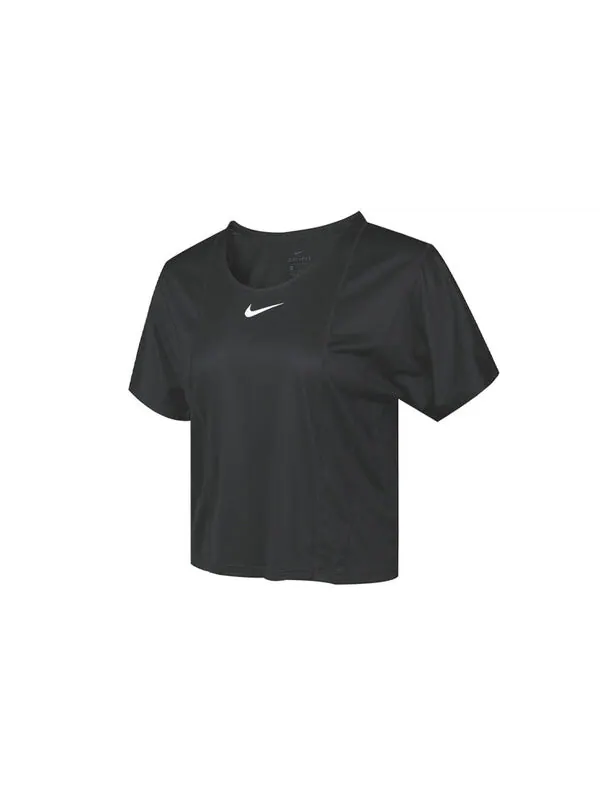 Футболка icon clash city sleek sports running tops short sleeve black Nike — изображение 3 из 4, черный