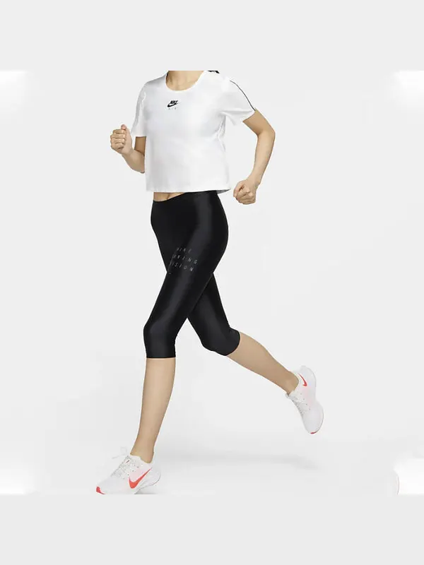 Футболка air dri fit быстросохнущие повседневные спортивные беговые с коротким рукавом Nike — изображение 3 из 4, белый