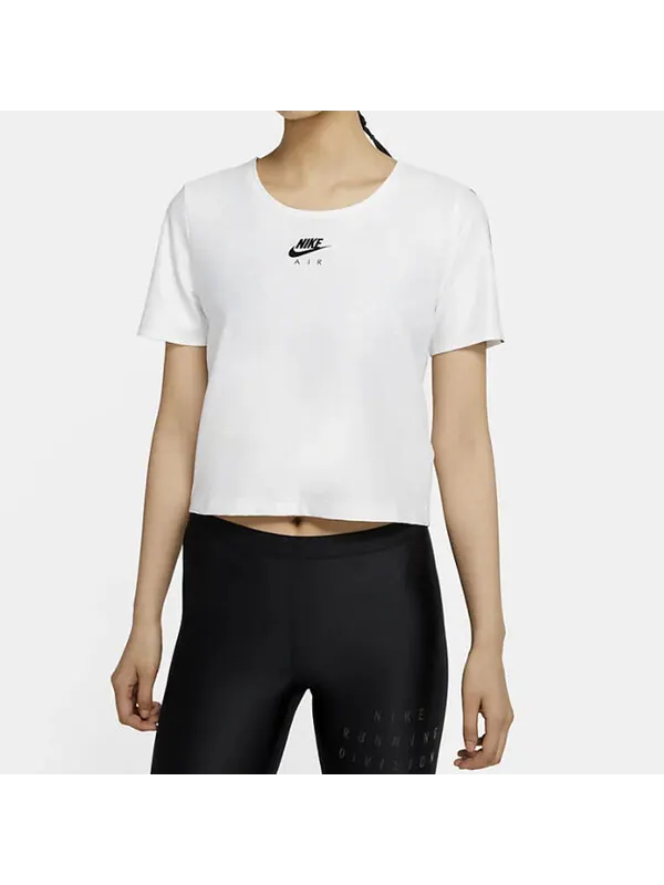Футболка air dri fit быстросохнущие повседневные спортивные беговые с коротким рукавом Nike — изображение 4 из 4, белый