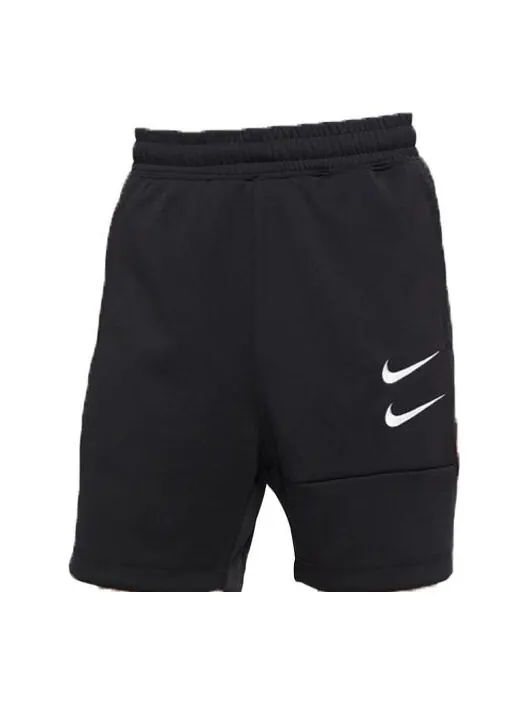 Шорты sportswear swoosh casual sports shorts black Nike — изображение 1 из 4, черный