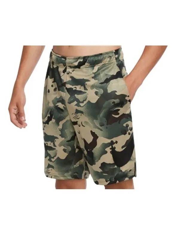 Шорты dri-fit camouflage training shorts red green redgreen Nike — изображение 1 из 3, зеленый