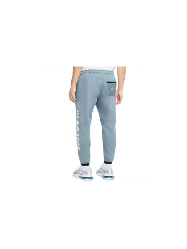 Брюки sportswear nsw jdi fleece sports long pants blue Nike — изображение 2 из 4, синий