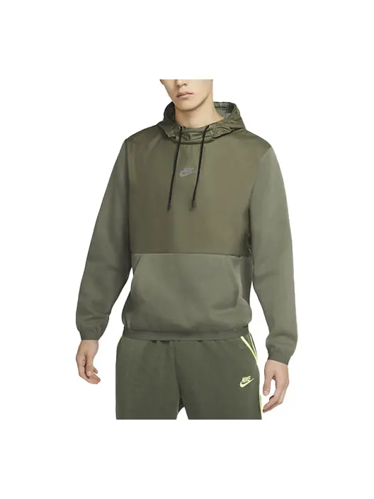 Толстовка Nike Sportswear Just Do It + Colorblock Fleece Stay Warm Reflective Casual Sports — изображение 1 из 3, желтый