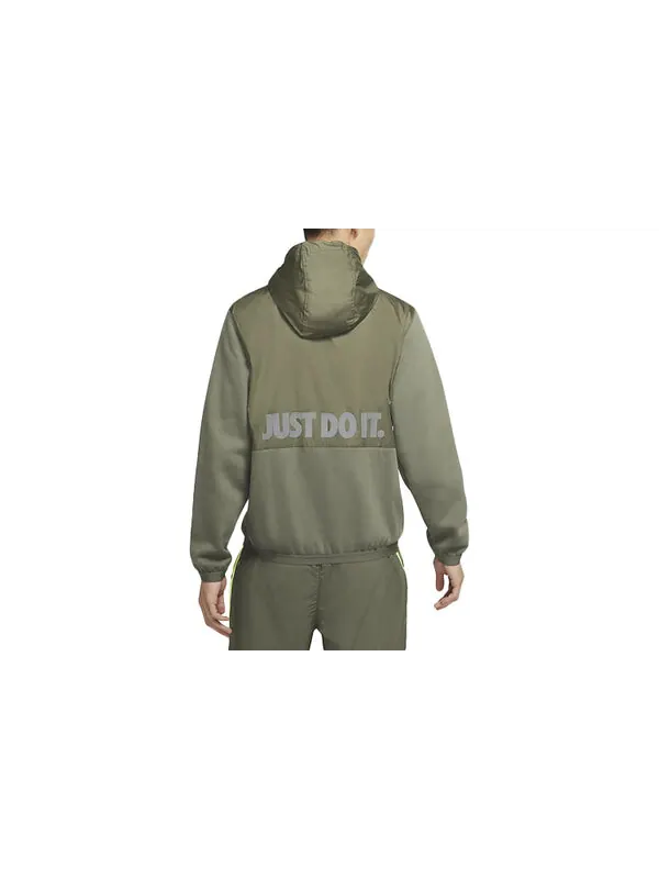 Толстовка Nike Sportswear Just Do It + Colorblock Fleece Stay Warm Reflective Casual Sports — изображение 2 из 3, желтый