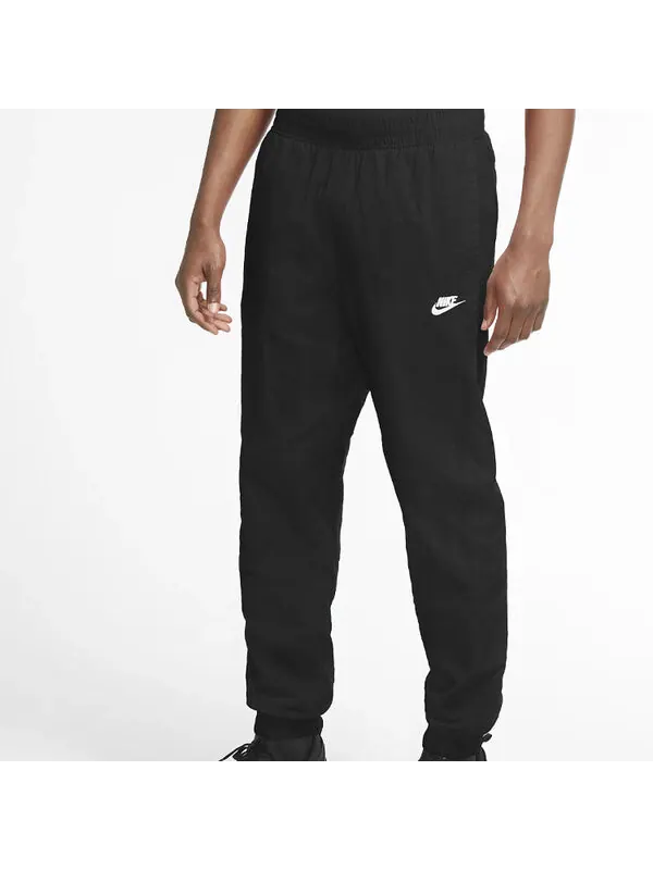 Брюки men's sportswear woven black long pants/trousers Nike — изображение 3 из 4, черный