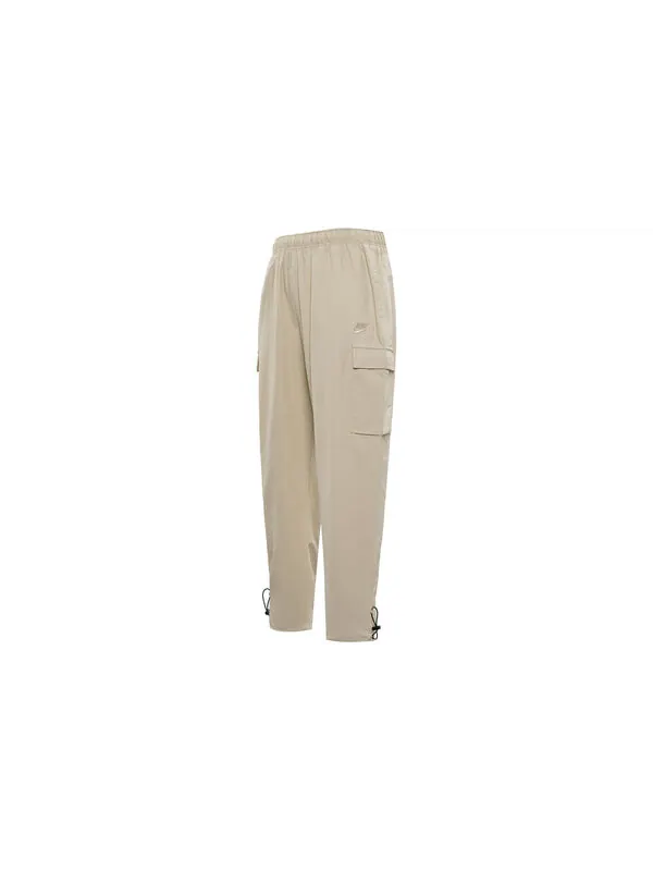 Брюки men's sportswear logo small label embroidered woven cargo casual pants/trousers light brown Nike — изображение 2 из 4