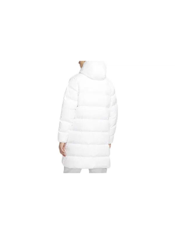 Куртка Nike Sportswear Down-fill Windrunner Shield Long Down Jacket White — изображение 2 из 3, белый