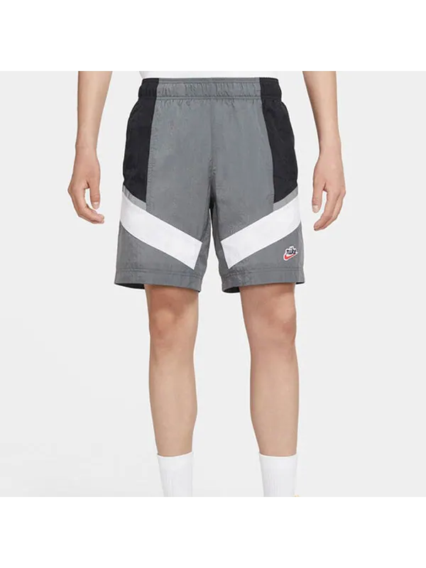 Шорты спортивная одежда наследие ветровка Nike — изображение 3 из 3, серый/черный/белый