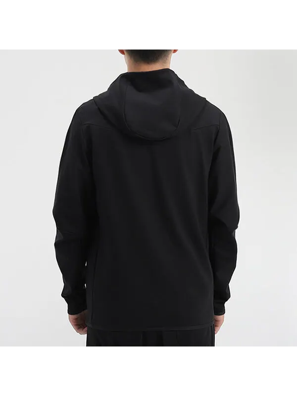 Куртка Men's Nike Training Sports Hooded Jacket Black — изображение 4 из 4, черный