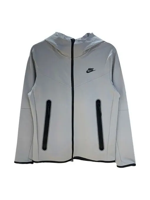 Куртка hooded breathable windproof jacket silver Nike — изображение 1 из 2, серебряный