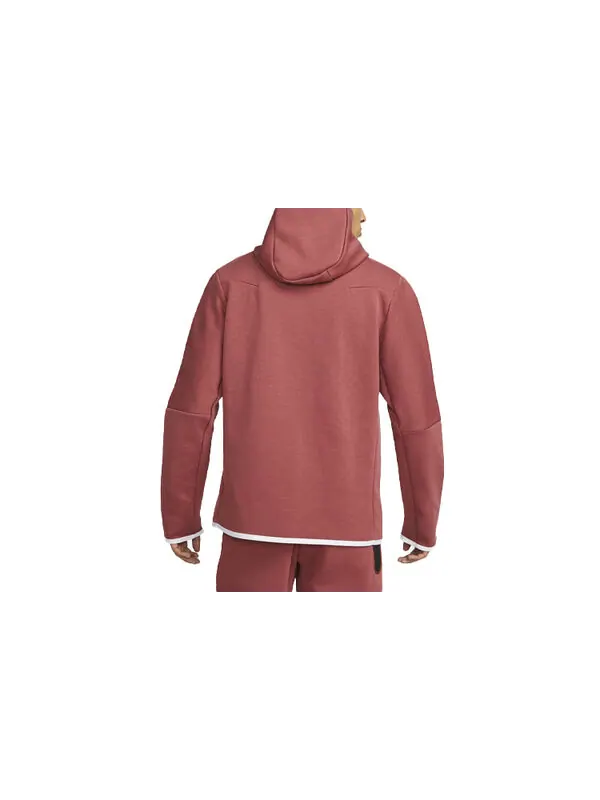 Куртка casual sports breathable zipper hooded jacket brown red brownred Nike — изображение 2 из 2, коричнево-красный