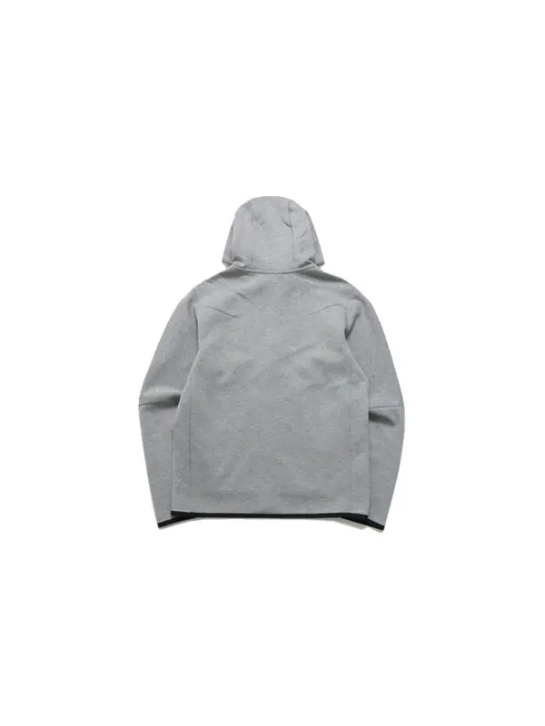Толстовка Nike Sportswear Tech Fleece Men's Black — изображение 2 из 4, серый