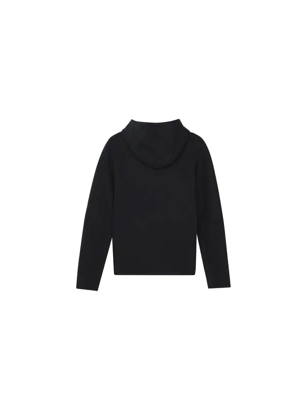 Толстовка Nike Sportswear NSW Tech Fleece Zipper Cardigan autumn 'Black' — изображение 2 из 4, черный