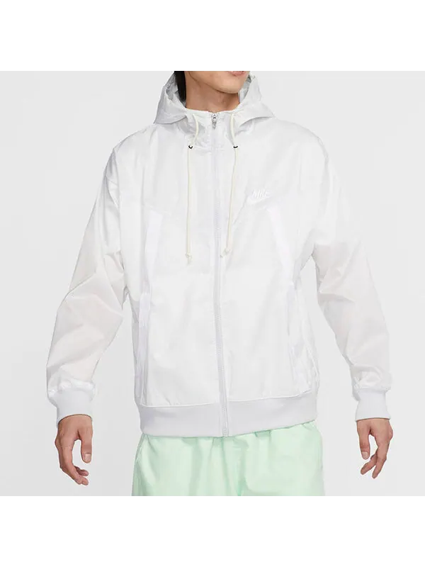Куртка Men's Nike Sportswear Windrunner Jacket White — изображение 3 из 4, белый