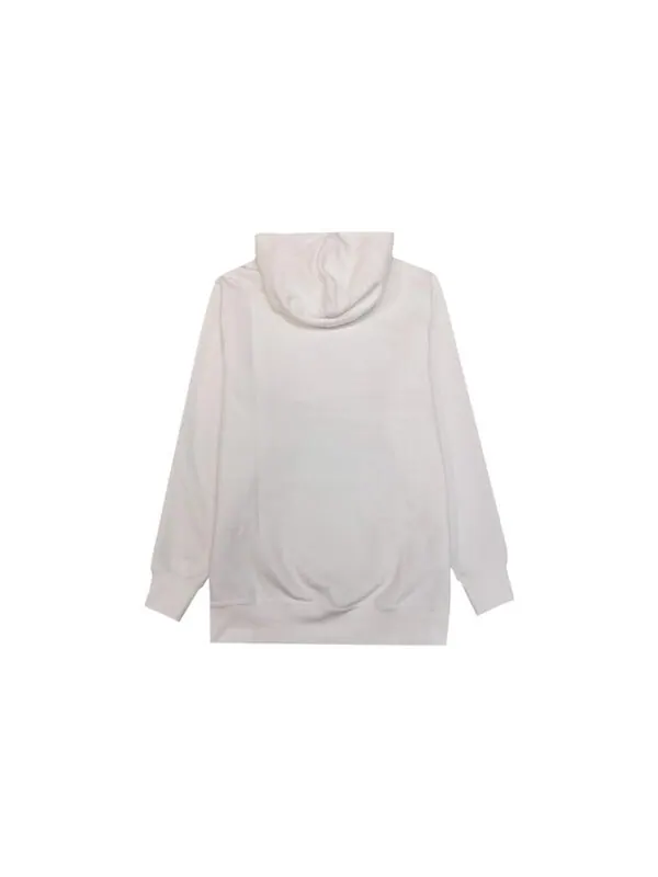 Толстовка (WMNS) Nike Big Swoosh Dot Logo Pullover Hoodie 'White' — изображение 2 из 2, белый