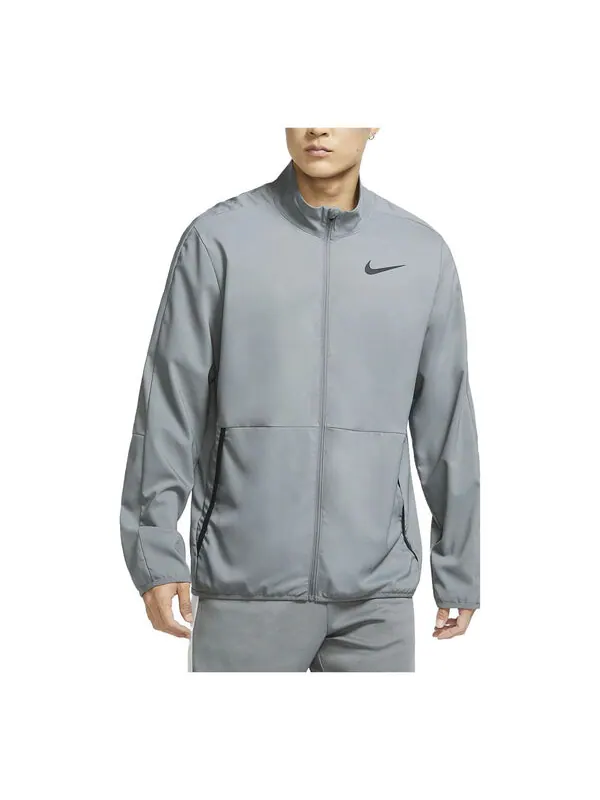 Куртка Nike Dri-FIT Woven Training Jacket 'Grey' — изображение 1 из 4, серый