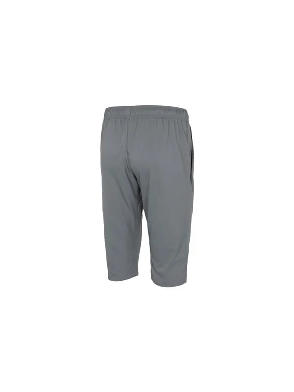 Шорты training sports men's mid-length cropped pants grey Nike — изображение 2 из 4, серый