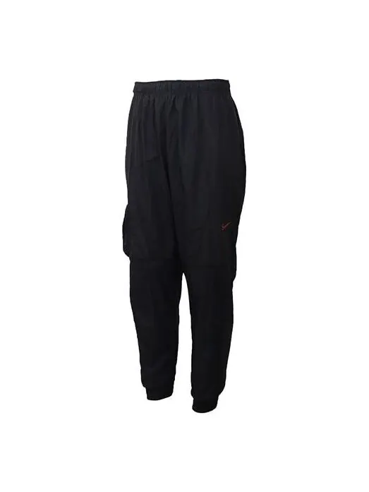 Брюки dri-fit mesh breathable training sports pants black Nike — изображение 1 из 3, черный