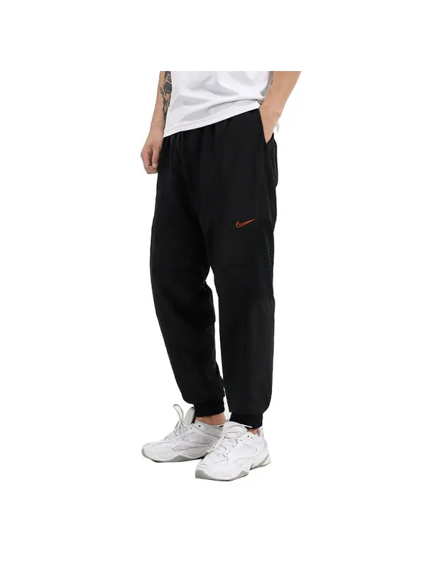 Брюки dri-fit mesh breathable training sports pants black Nike — изображение 2 из 3, черный