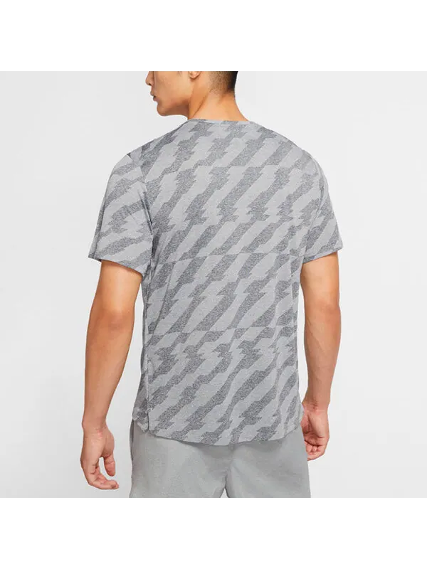 Футболка dri-fit miler future fast running gray Nike — изображение 4 из 4, серый