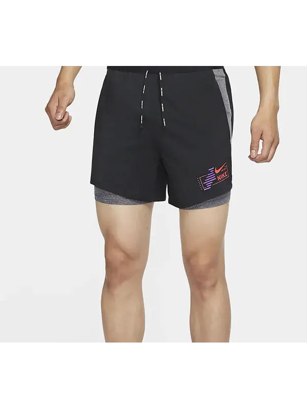 Шорты Nike FLEX STRIDE FUTURE FAST 2-IN-1 Running Shorts Black — изображение 4 из 4, черный