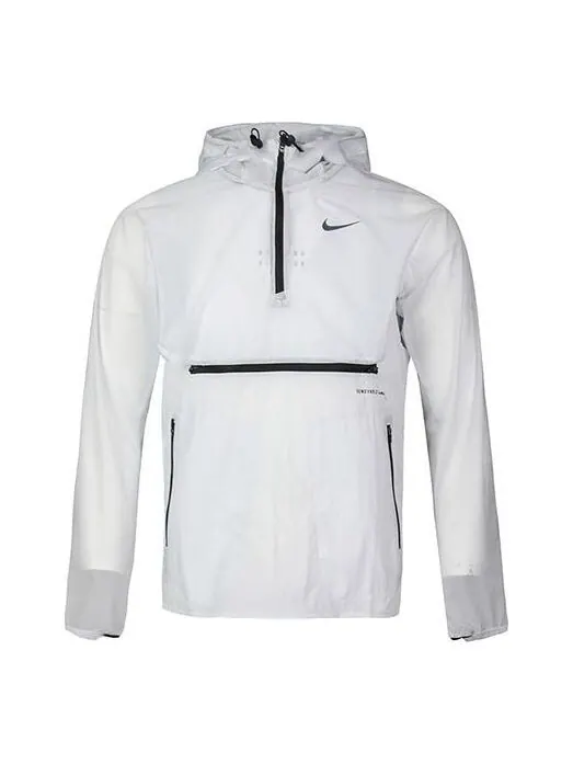 Куртка Storm jacket run division flash беговая куртка для мужчин белая Nike — изображение 1 из 4, белый