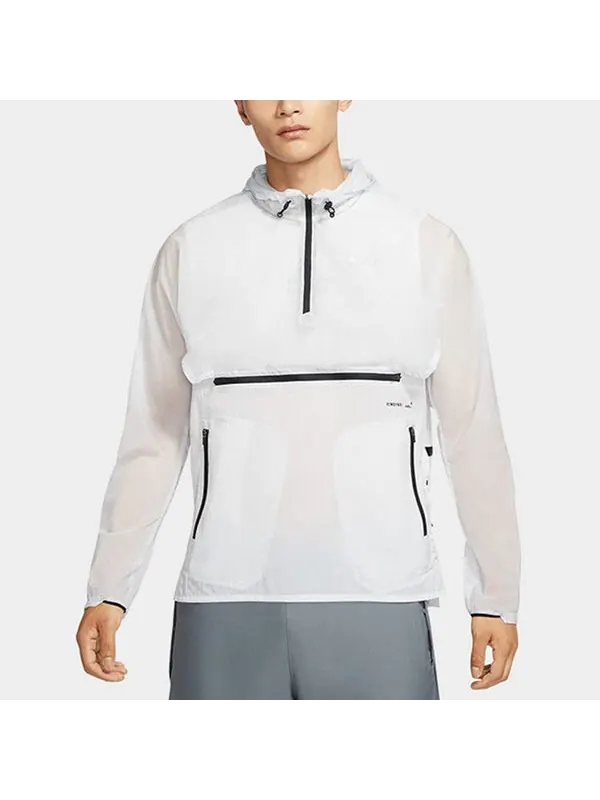 Куртка Storm jacket run division flash беговая куртка для мужчин белая Nike — изображение 4 из 4, белый