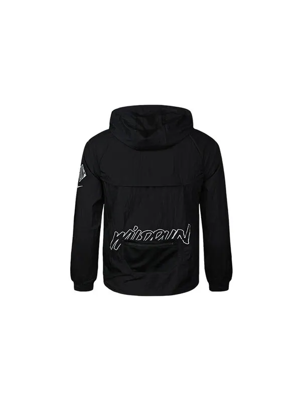 Толстовка Nike Windrunner Wild Run Running Jacket Black — изображение 2 из 2, черный